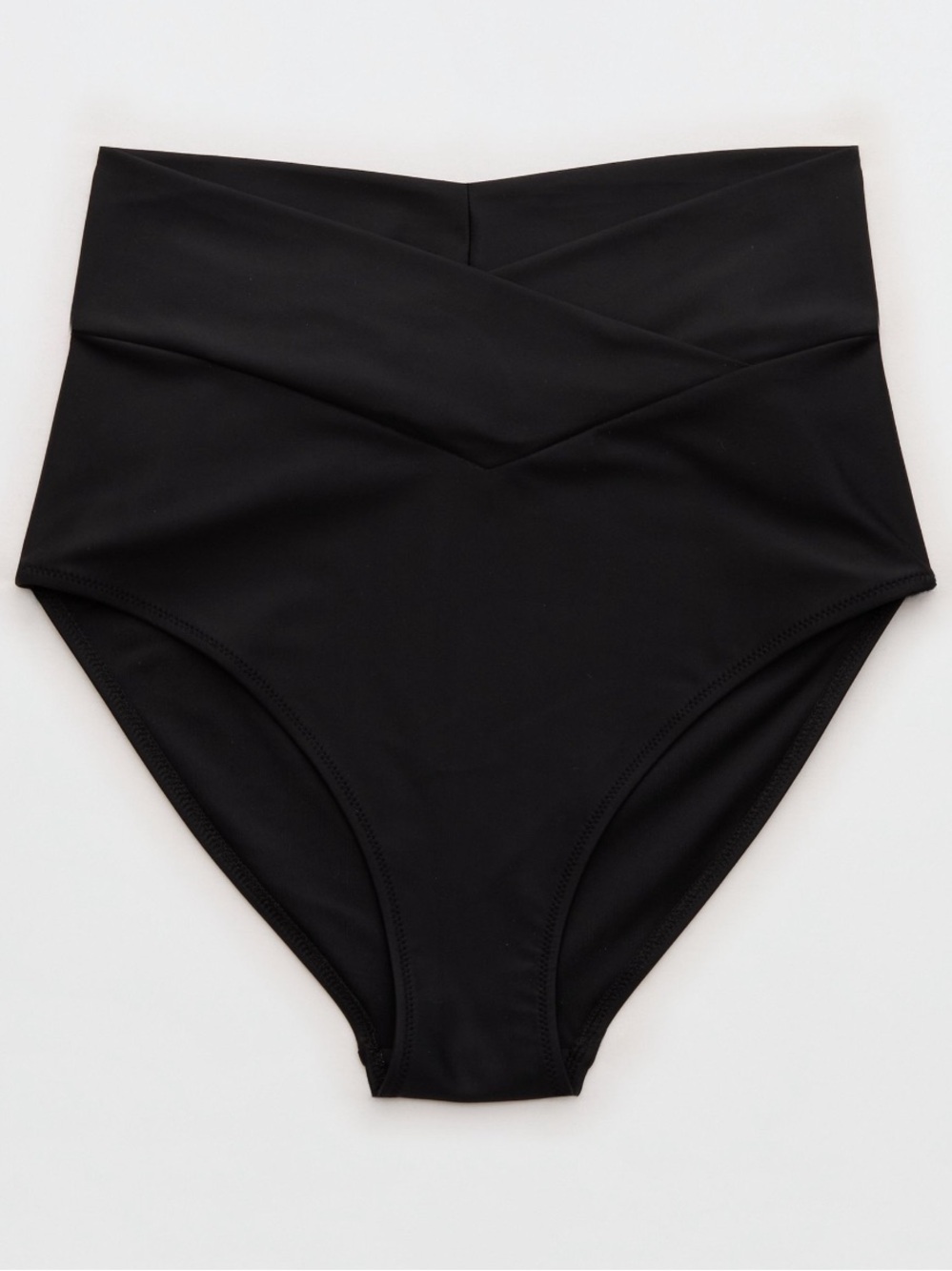 Aerie High Rise Full Coverage Crossover Bikini Bottoms